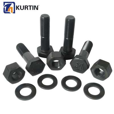 Good quality hexagon head din 933 carbon steel heavy structural hex bolts galvanized price bolt and nut